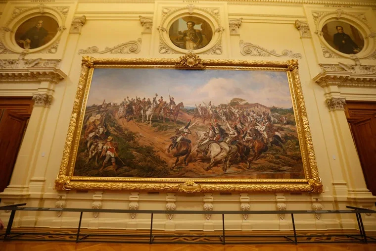 quadro Independência ou Morte, prédios históricos independência do Brasil